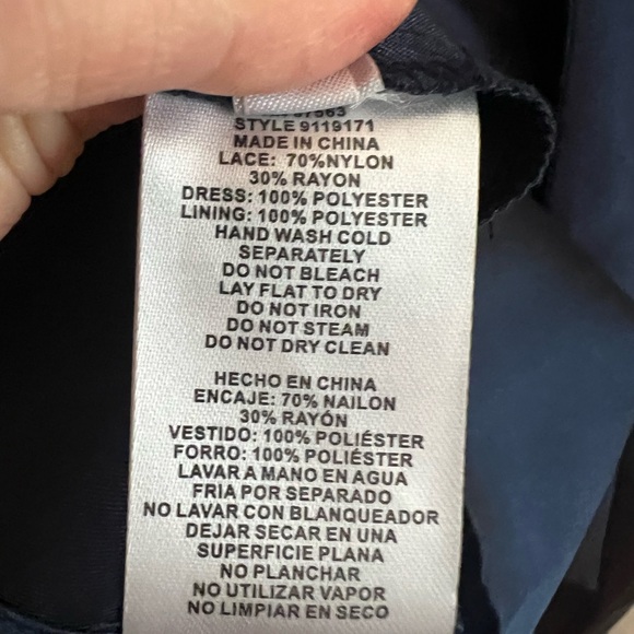 SLNY Plus Sized Tea Length Gown - Picture 10 of 10